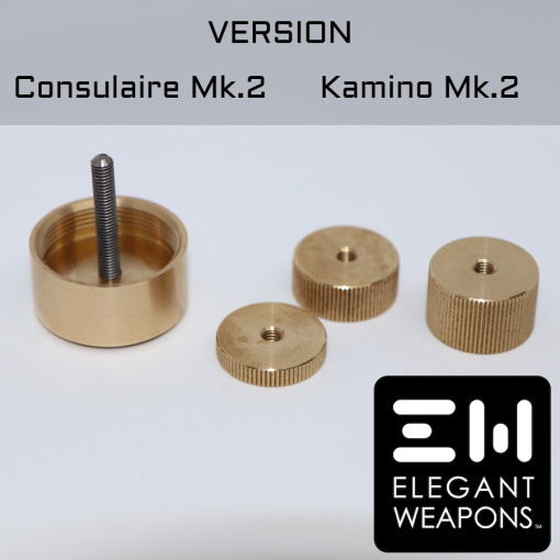 Brass Pommel Kamino & Consulaire Mk.2 with weights